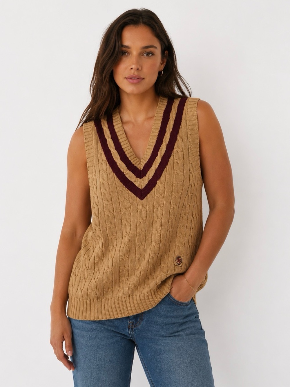 Tommy Hilfiger Cable Knit Vest